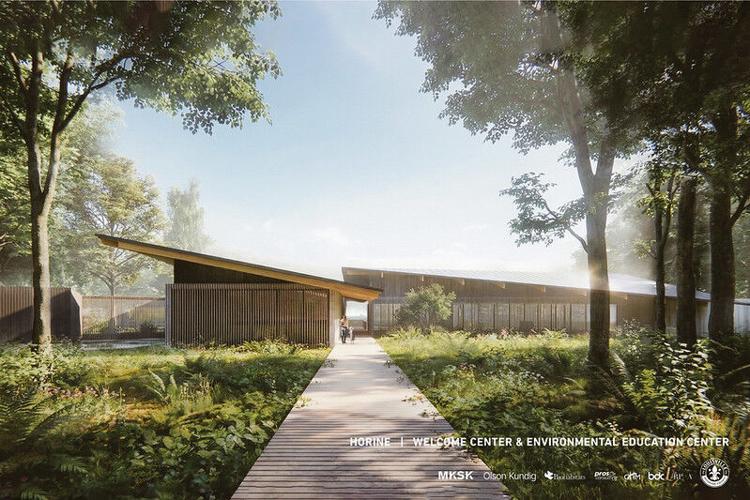 Rendering of Jefferson Memorial Forest master plan - 4.10.26
