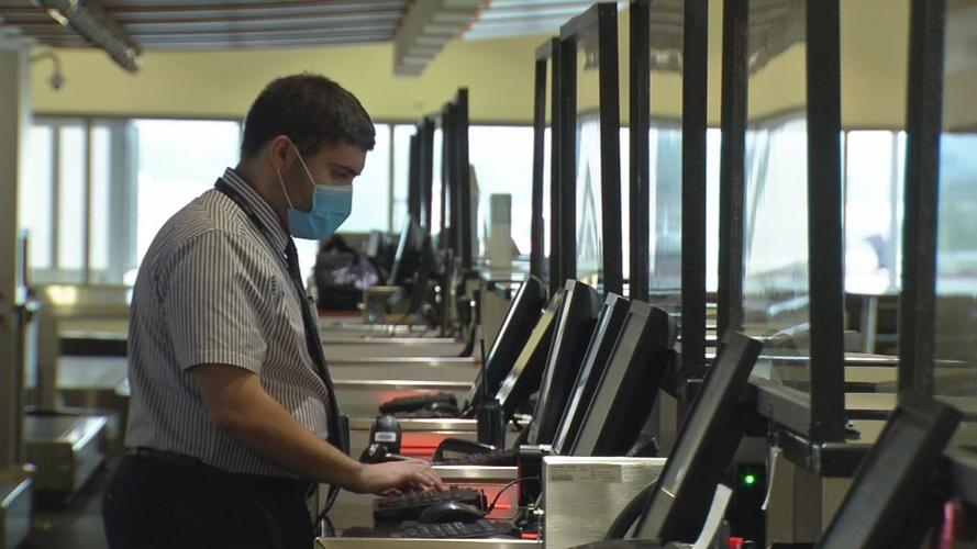 Worker at Louisville airport