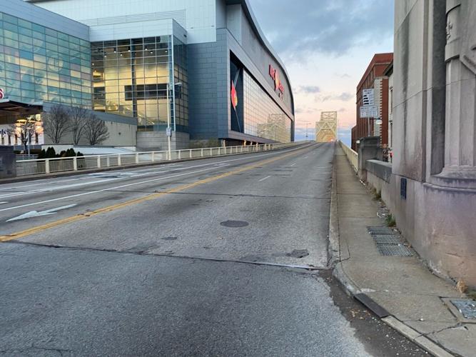 Second Street Bridge near the KFC Yum! Center.jpg
