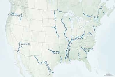 HOW RIVERS SHAPE STATES: The 5 States Almost Bounded By Rivers...