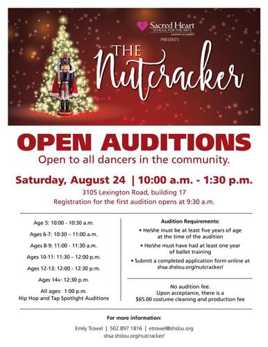 Sacred Heart Auditions Flyer
