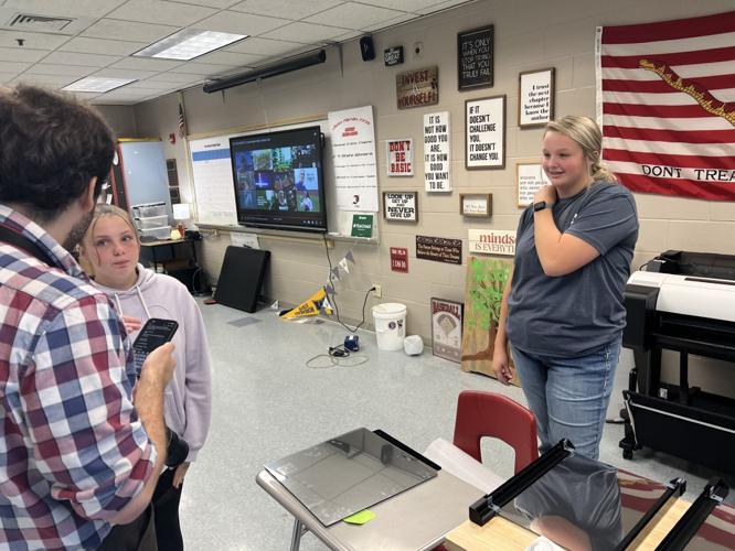 Hardin County students planning to send research to NASA. Photo provided by Jeremy Hall.