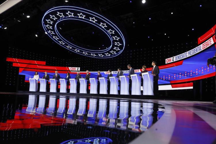 Democratic presidential Debate Candidates 10-15-19