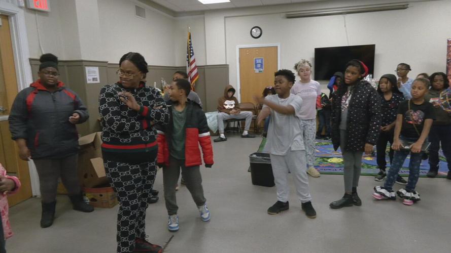 Free food giveaway at Shawnee Library