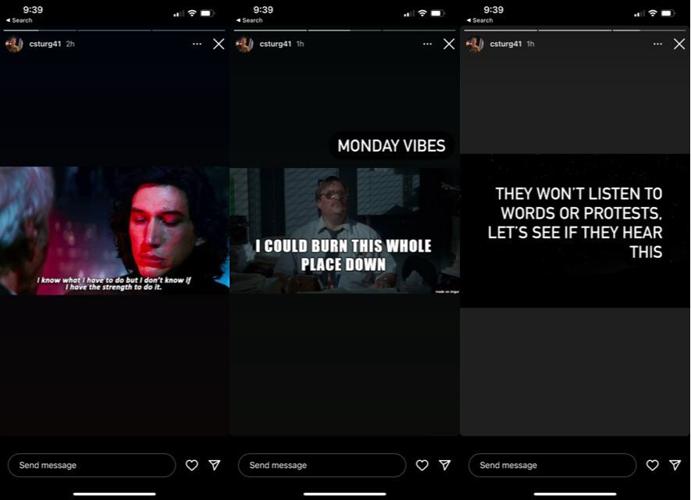 connor sturgeon instagram screenshots