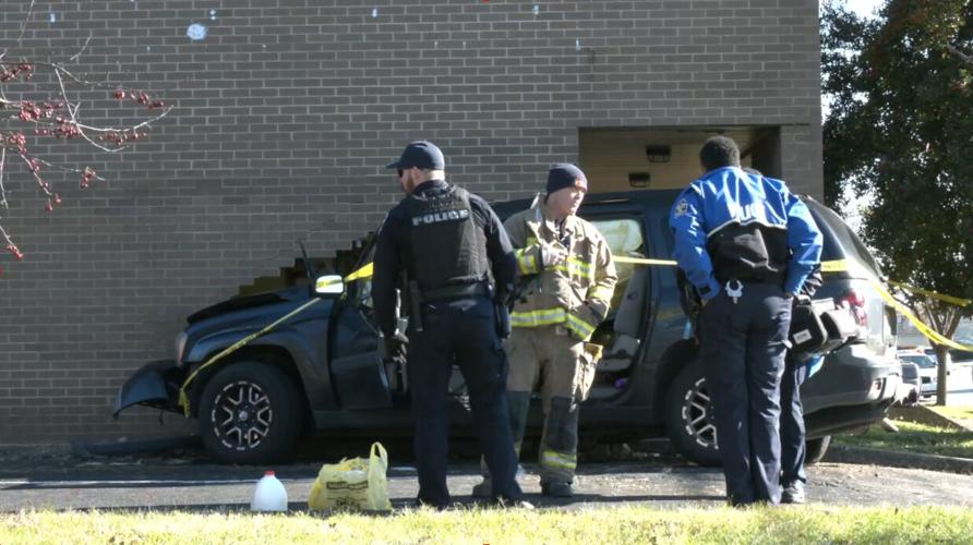 Site of Jan. 3, 2022 structure collapse where vehicle hit wall at Seven Counties Services
