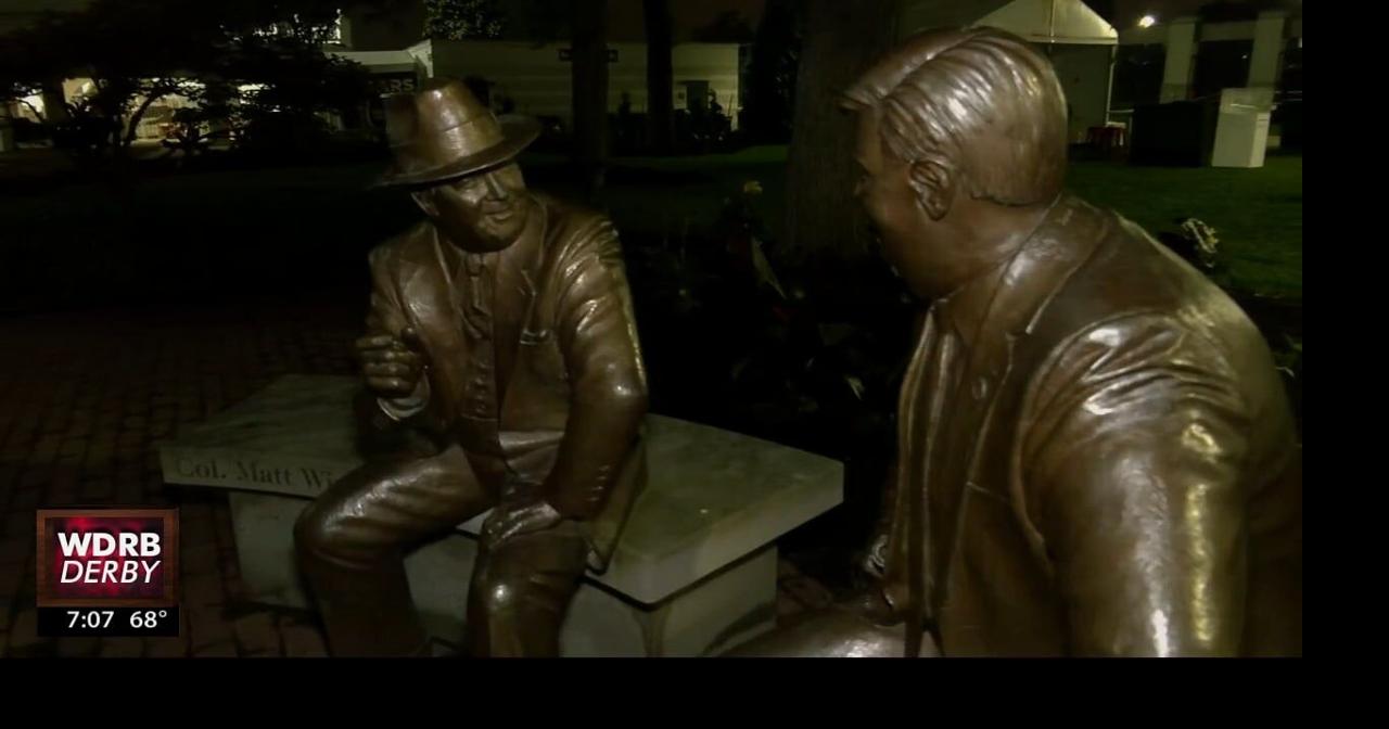 John Asher and Col. Matt Winn statues have new locations at Churchill