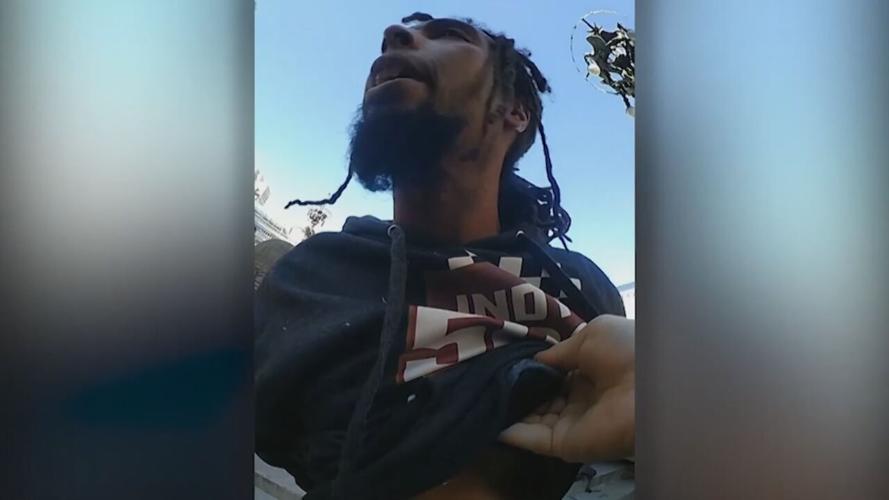 Jermaine Vaught, a homeless man