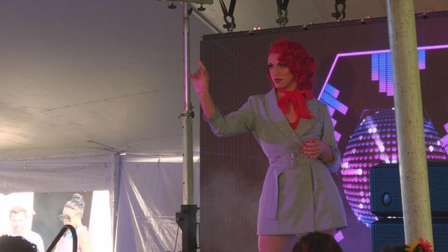 Gilda Wabbitt performs at Kentuckiana Pride Festival