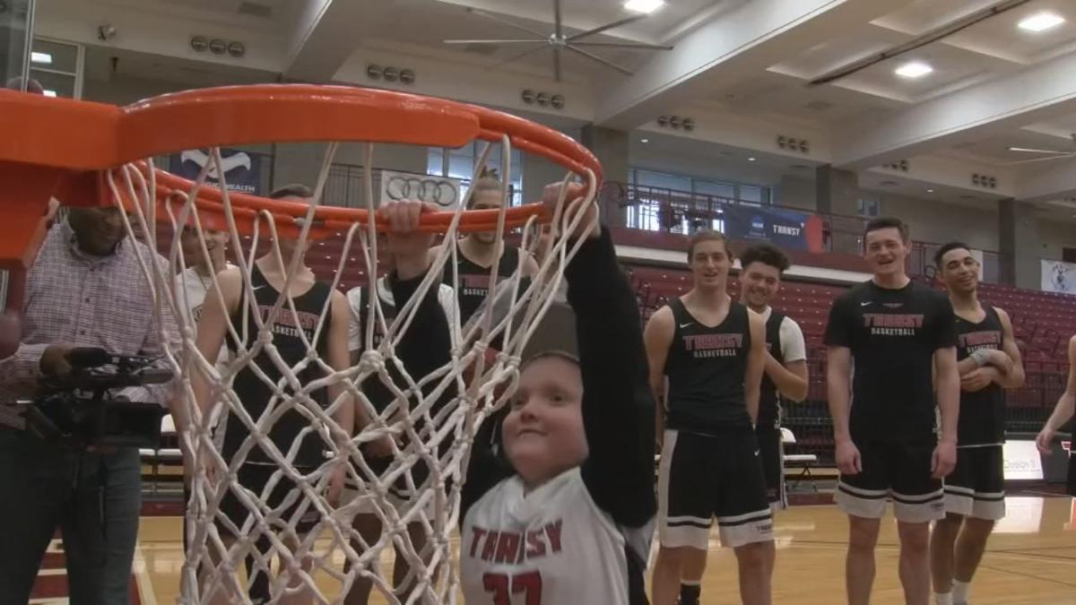 Transylvania University Men S Basketball Team Welcomes 7 Year Old