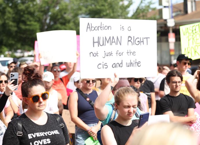 Abortion rally in downtown Louisville