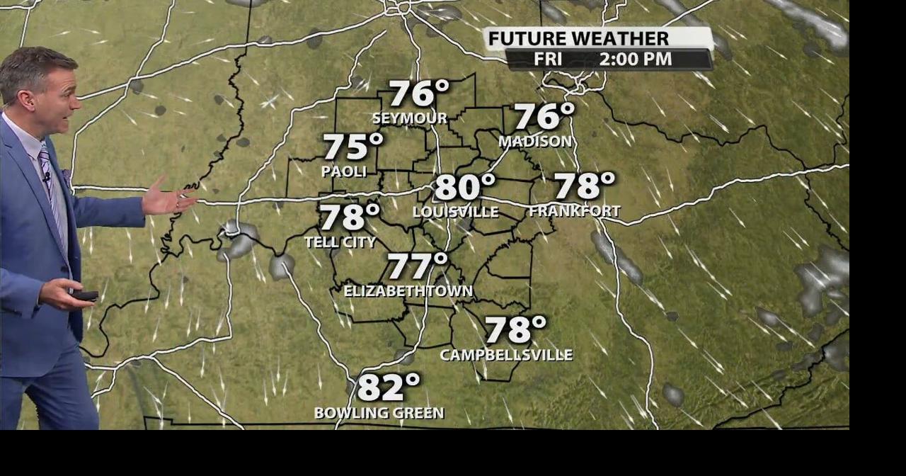 Jude Redfield's Friday afternoon forecast Weather