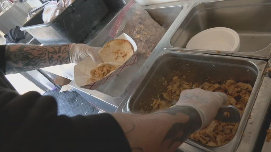 Ramiro's Cantina food truck in tornado-stricken Mayfield, Kentucky