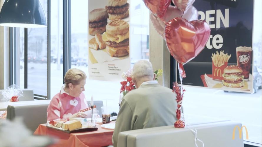 Couple shares romantic dinner at McDonald's in Louisville