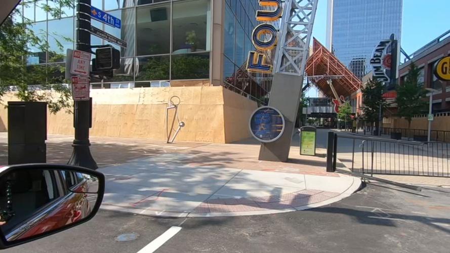 Fourth Street Live! boarded up after May 2020 unrest
