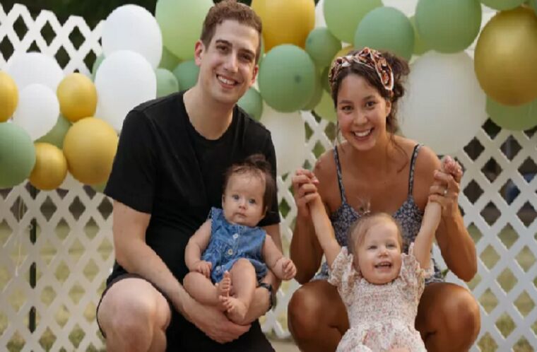 Melanie Yates with family