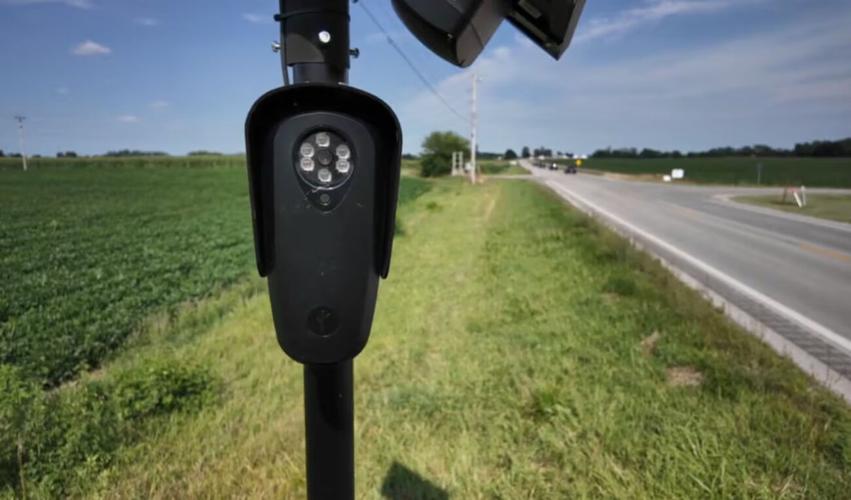 Flock camera in North Manchester, Indiana