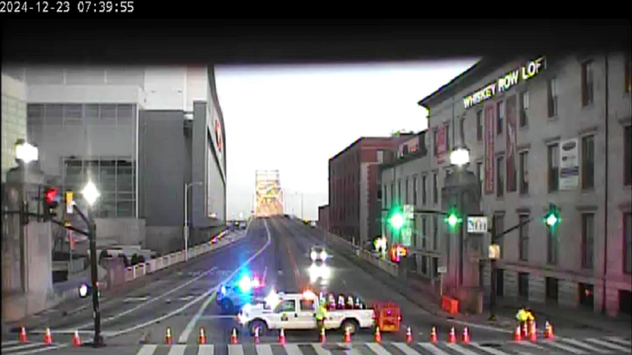 2nd Street Bridge Crash on Dec. 23, 2024