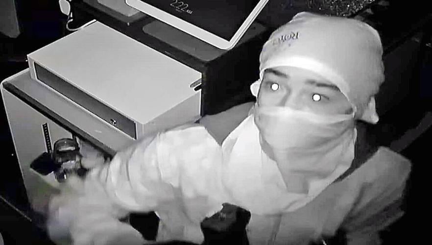 Surveillance image released by Alpha Guns after July 20, 2022 break-in