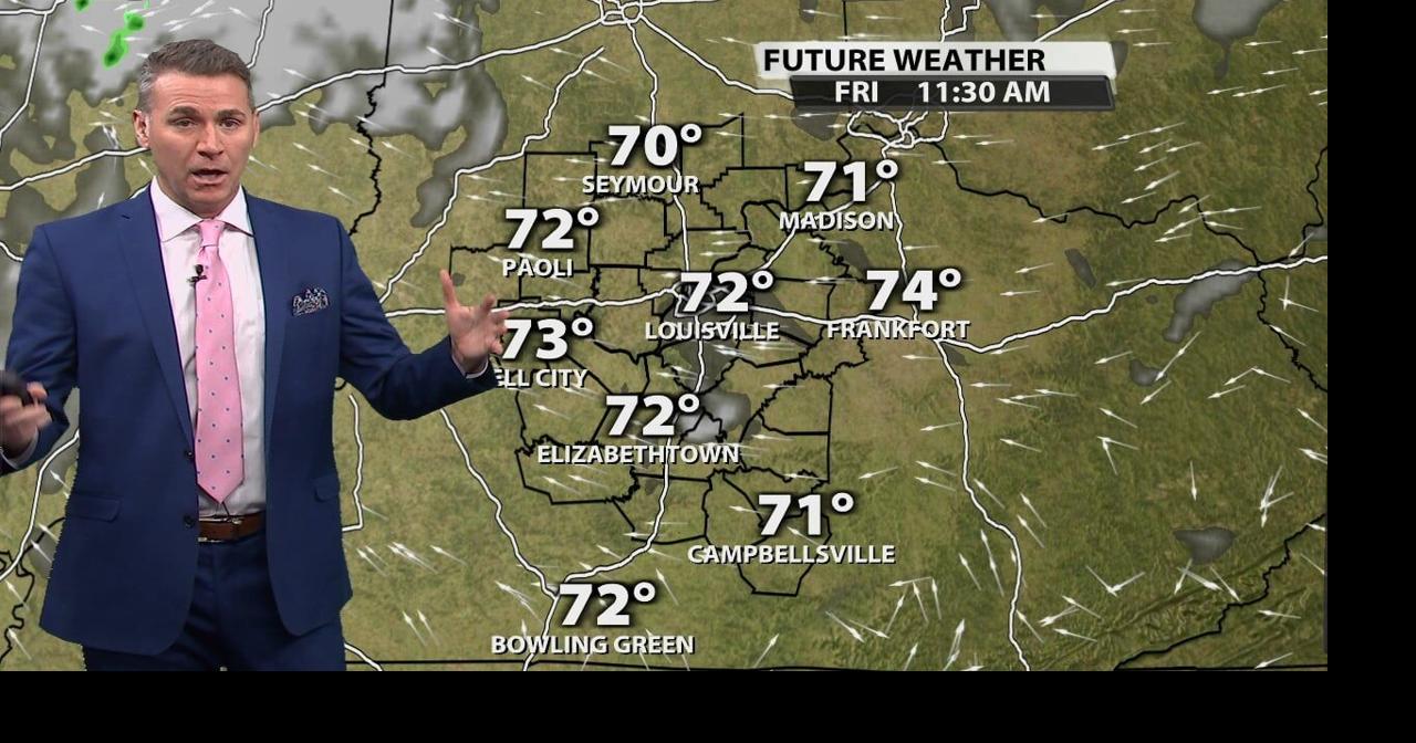 Jude Redfield's Friday morning forecast Weather