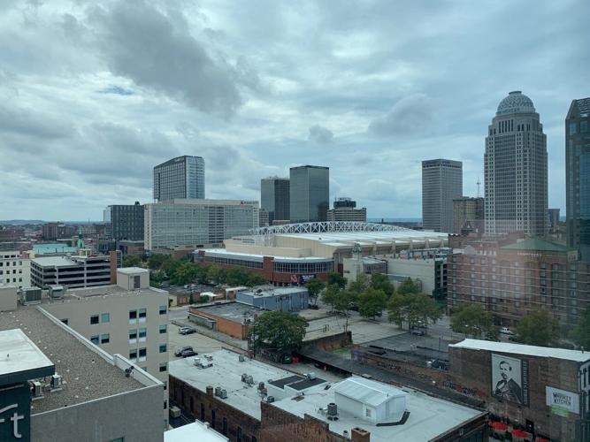 View from Hotel Distil in downtown Louisville