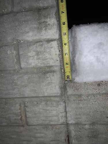 Snow in Beck's Mill, Indiana