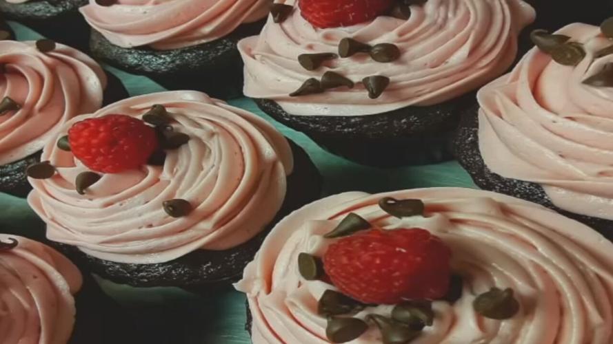 Deserts offered at Leaven Bakery in New Albany, Ind.