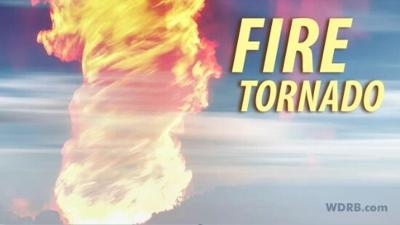 Smoke "Tornado" Forms in California