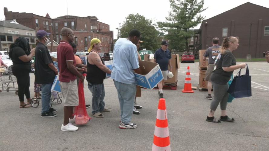 West Louisville pop-up food pantry 7-9-24