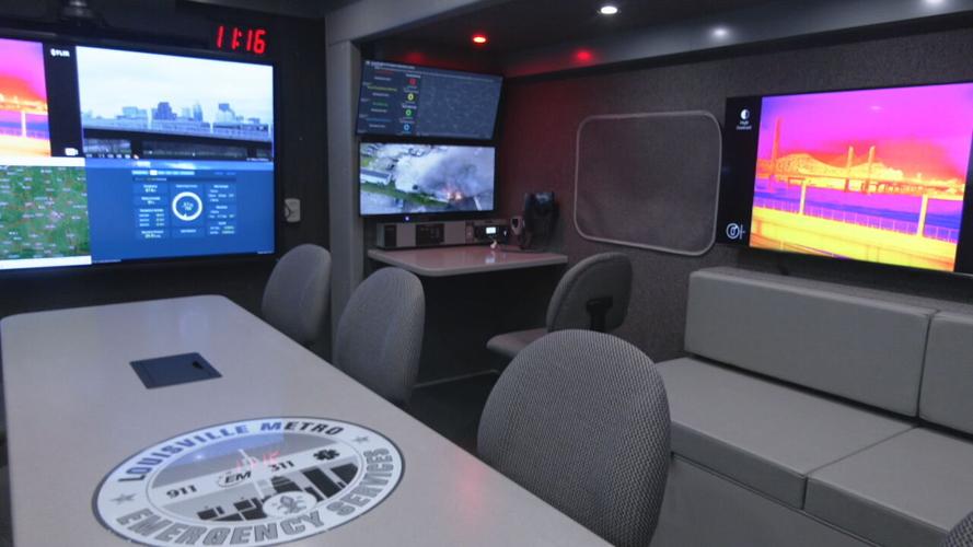 Louisville Metro Emergency Services mobile operations center