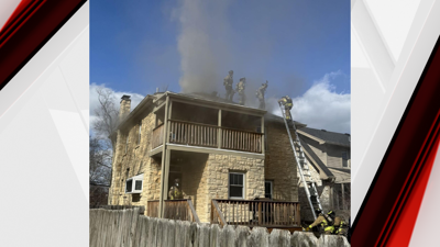 House fire Lexington Rd