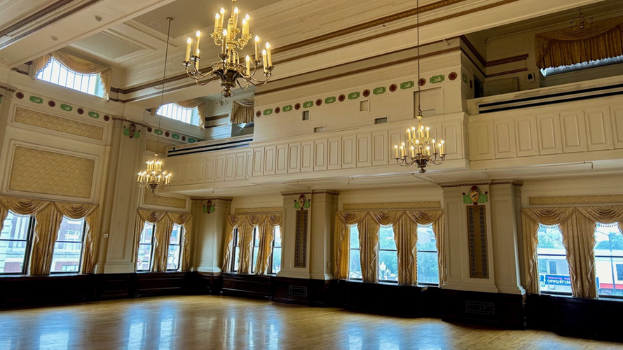 Ballroom inside Henry Clay