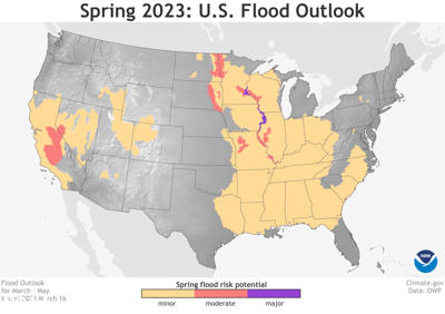 SPRING OUTLOOK: "Approximately 44% Of The United States Is At Risk For Flooding This Spring”