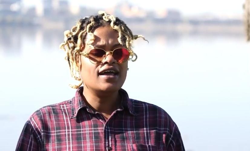 Daria Raymore in God Made it Beautiful video.JPG