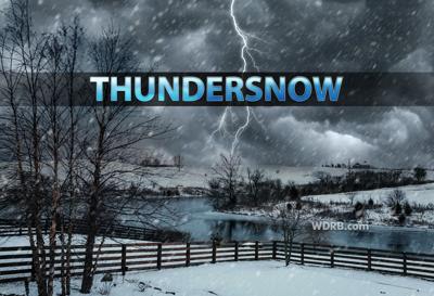 Thundersnow: winter thunderstorms