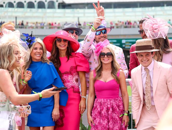 Fans on Kentucky Oaks Day 2025