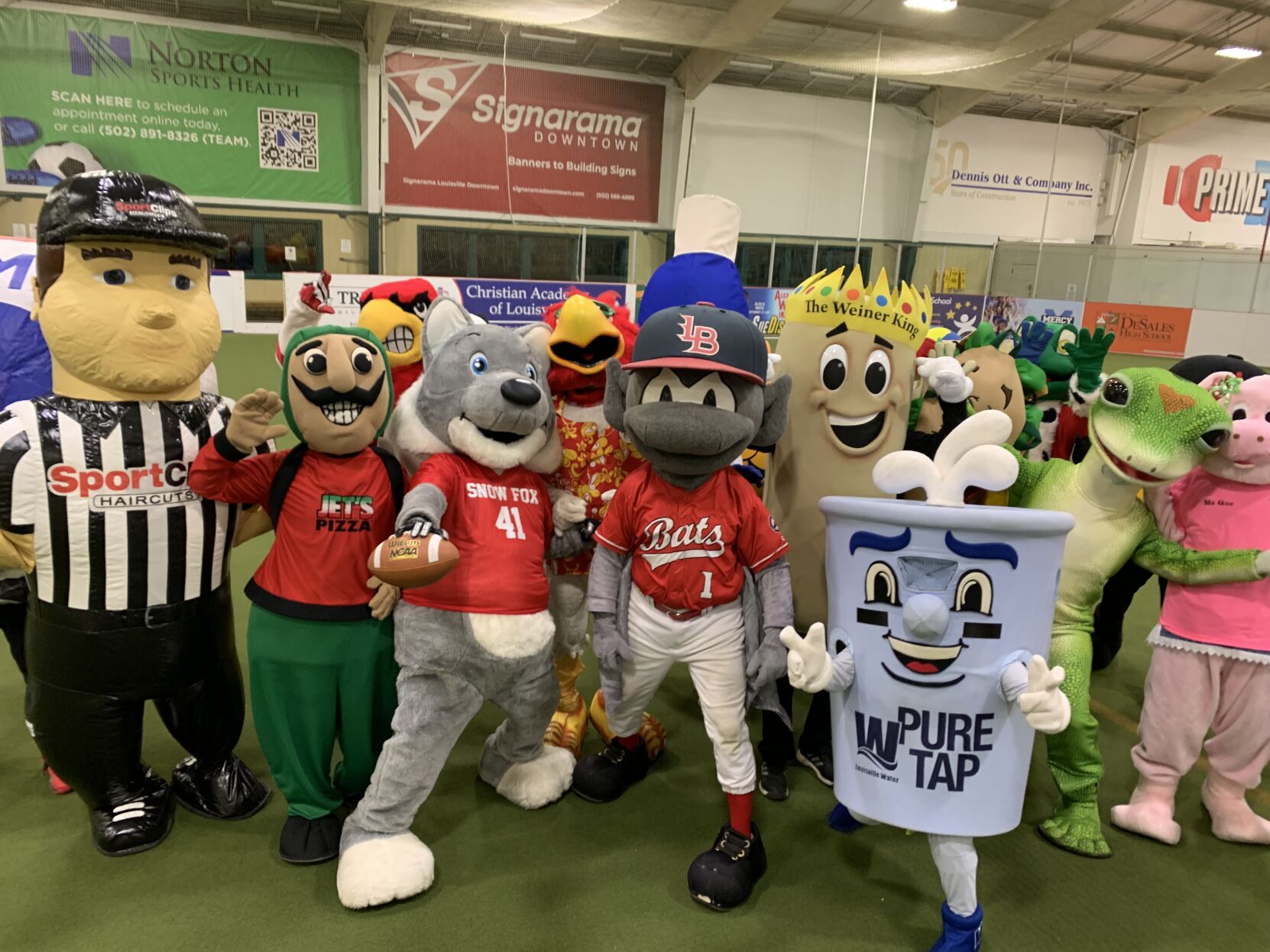 Local Mascots Leaves It All On The Field During WDRB Mornings Mascot ...