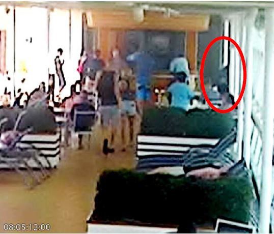 Surveillance video from Royal Caribbean cruise where Chloe Wiegand died