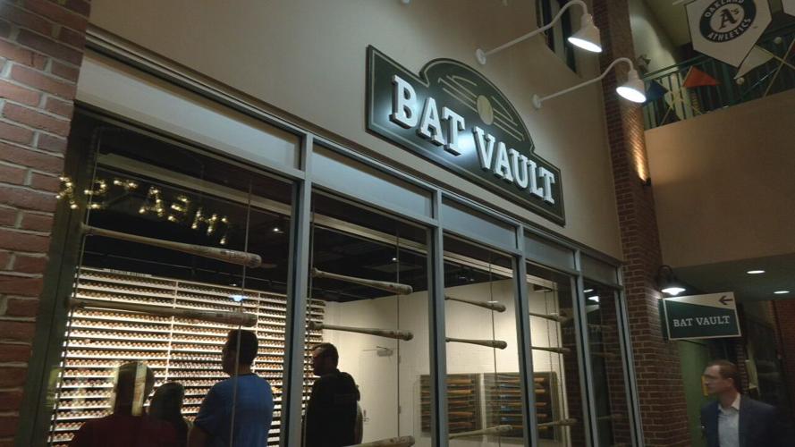 The Bat Vault inside the Louisville Slugger Museum