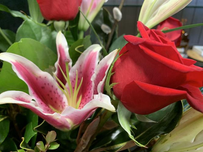 KENTUCKY DERBY - RED ROSE and LILY AND.JPG