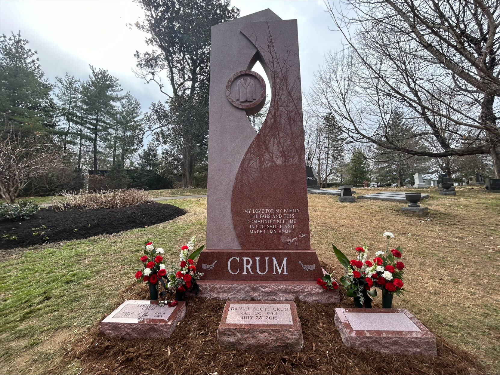 RAN THE WALKING CEMETERY カセットテープ Once lost at sea, Louisville hoops legend Denny Crum's monument