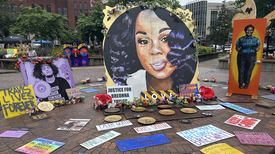 Breonna Memorial on 5-year anniversary of protests