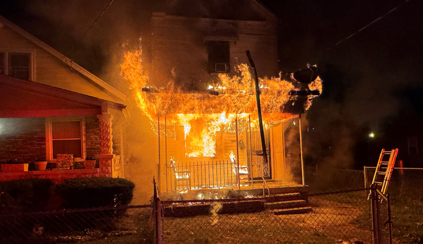 Vermont Avenue Fire in Louisville, Kentucky