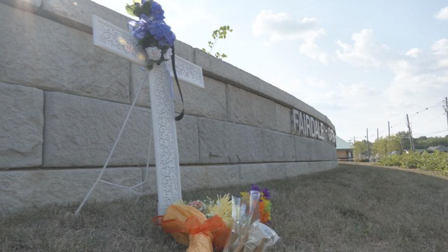 Fairdale memorial for Jefferson County Sheriff's Deputy Brandon Shirley
