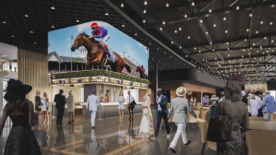 Churchill Downs rendering-Turn 1 Experience hospitality space