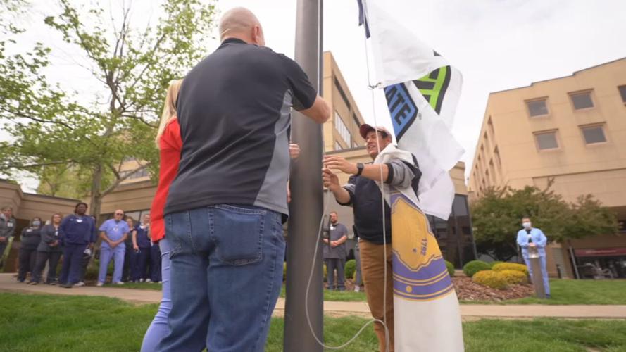DONATE LIFE FLAG RAISING