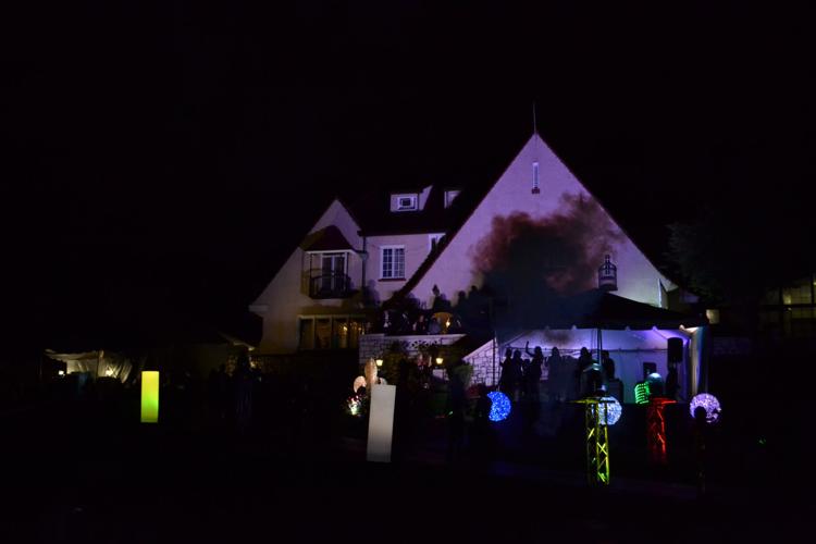 Exterior of Barnstable Brown House during 2019 Derby Eve Gala