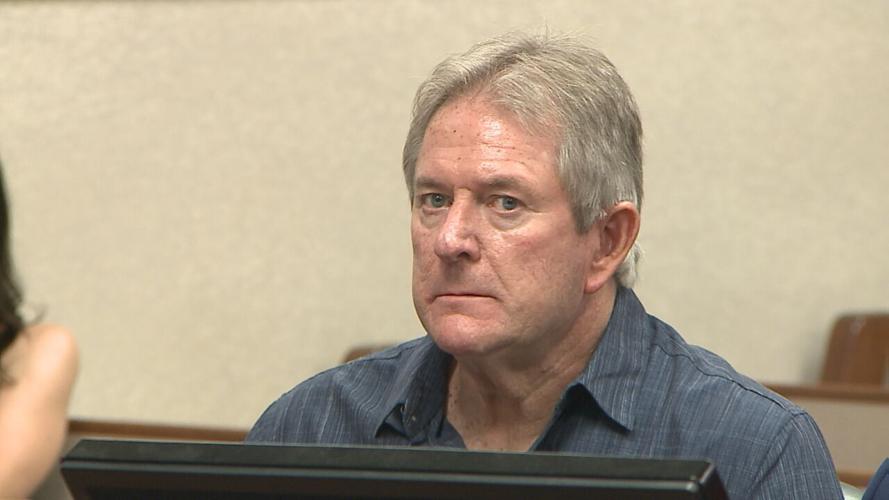 Roger Burdette appears in court for a pre-trial conference on Friday, June 11, 2021