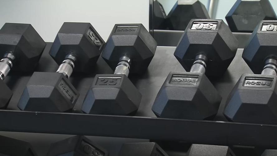 Clarksville Fire Station No. 1 on Stansifer Avenue - weights in weight room