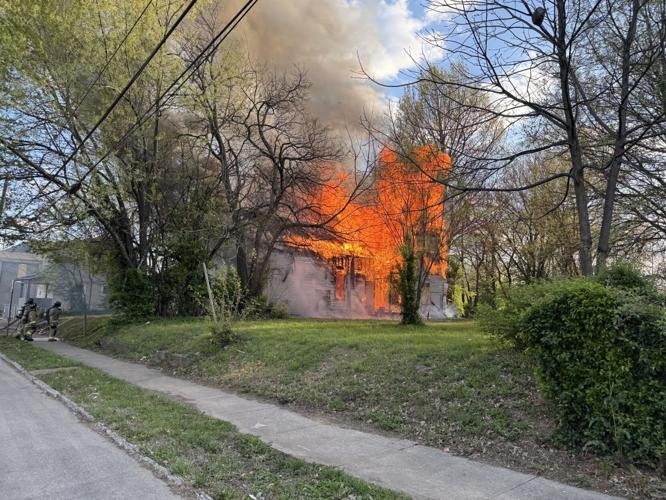 Abandoned house fire